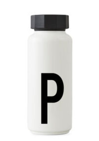 Arne Jacobsen isothermal bottle - 500 ml - Letter P White Design Letters Arne Jacobsen