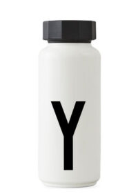 Arne Jacobsen isothermal bottle - 500 ml - Letter Y White Design Letters Arne Jacobsen