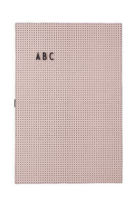 A3 Light Slate - L 30 x H 42 cm Pink Design Letters