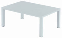Τραπέζι σαλονιού 70x100 Στρογγυλό λευκό Emu Christophe Πίλερ 1
