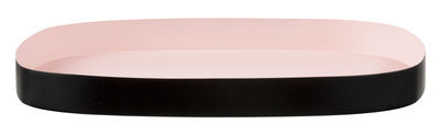 Μεγάλο τηλεοπτικό δίσκο / 33 x 29 cm Ροζ | Μαύρο σχεδιαστικό γράμμα