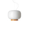Chouchin Reverse 1 SP Suspension Lamp White | Orange Foscarini Ionna Vautrin 1