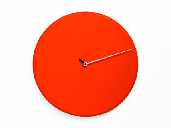 Reloj de pared Less Rosso Progetti Alberto Sala 2