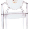 Stapelbarer Sessel Louis Ghost - Kind Transparent Kartell Philippe Starck 1