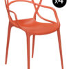Πολυθρόνα Masters Stackable - Lot of 4 Rust Orange Kartell Philippe Starck | Eugeni Quitllet 1