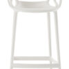Masters high stool - H 75 cm Λευκό Kartell Philippe Starck | Eugeni Quitllet 1