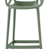 Banco alto master - A 75 cm Verde prudente Kartell Philippe Starck | Eugeni Quitllet 1