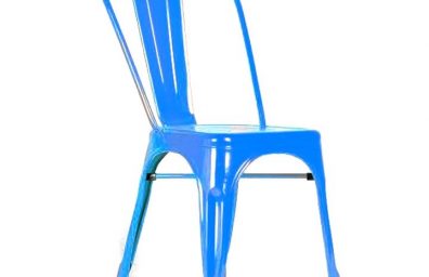 Βιομηχανική μπλε καρέκλα