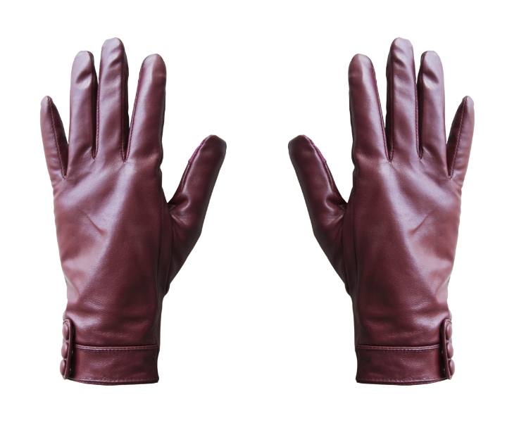 hi-glove leather woman red