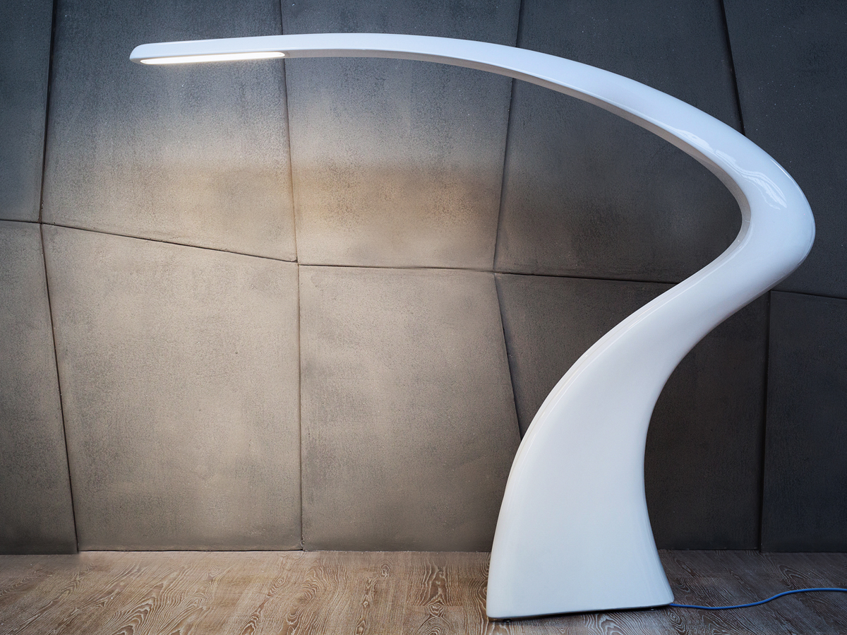 Lumia, monolithic floor lamp large