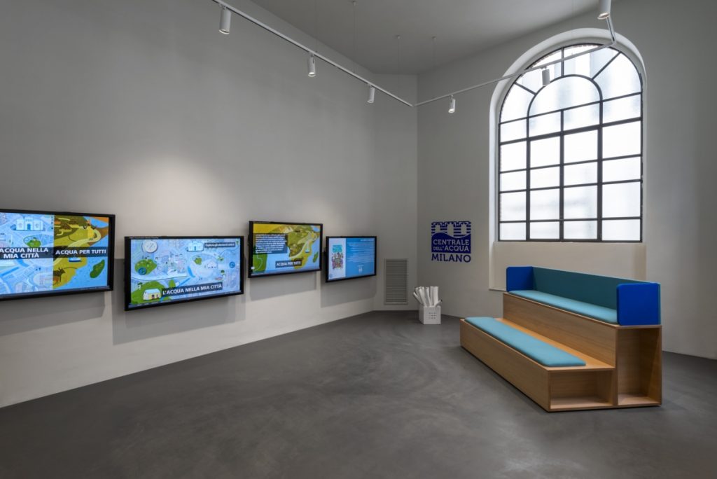 Zentrum des Mailänder Wassers