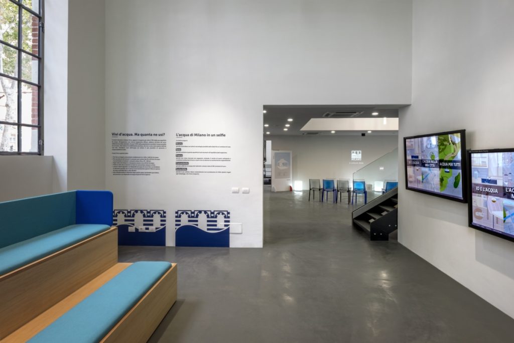 Zentrum des Mailänder Wassers